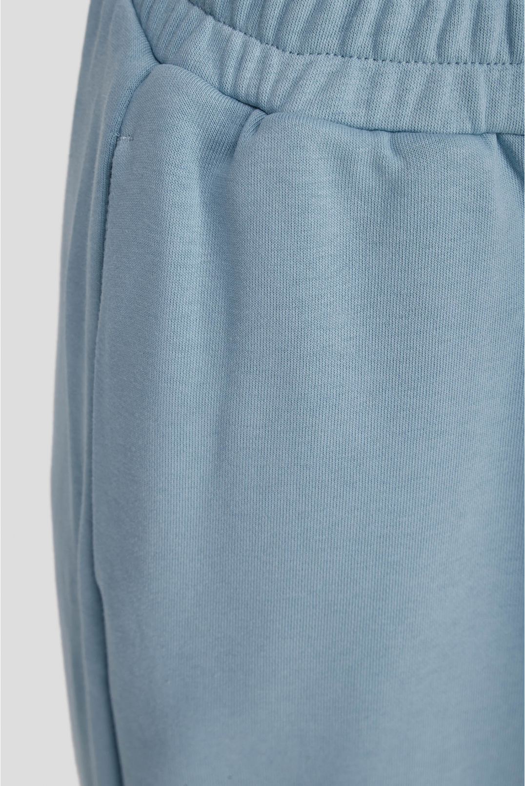Жіночий блакитний спортивний костюм (худі, штани) - 4