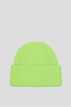 Мужская зеленая шерстяная шапка 1
