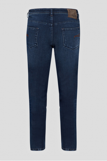 Мужские темно-синие джинсы - 2