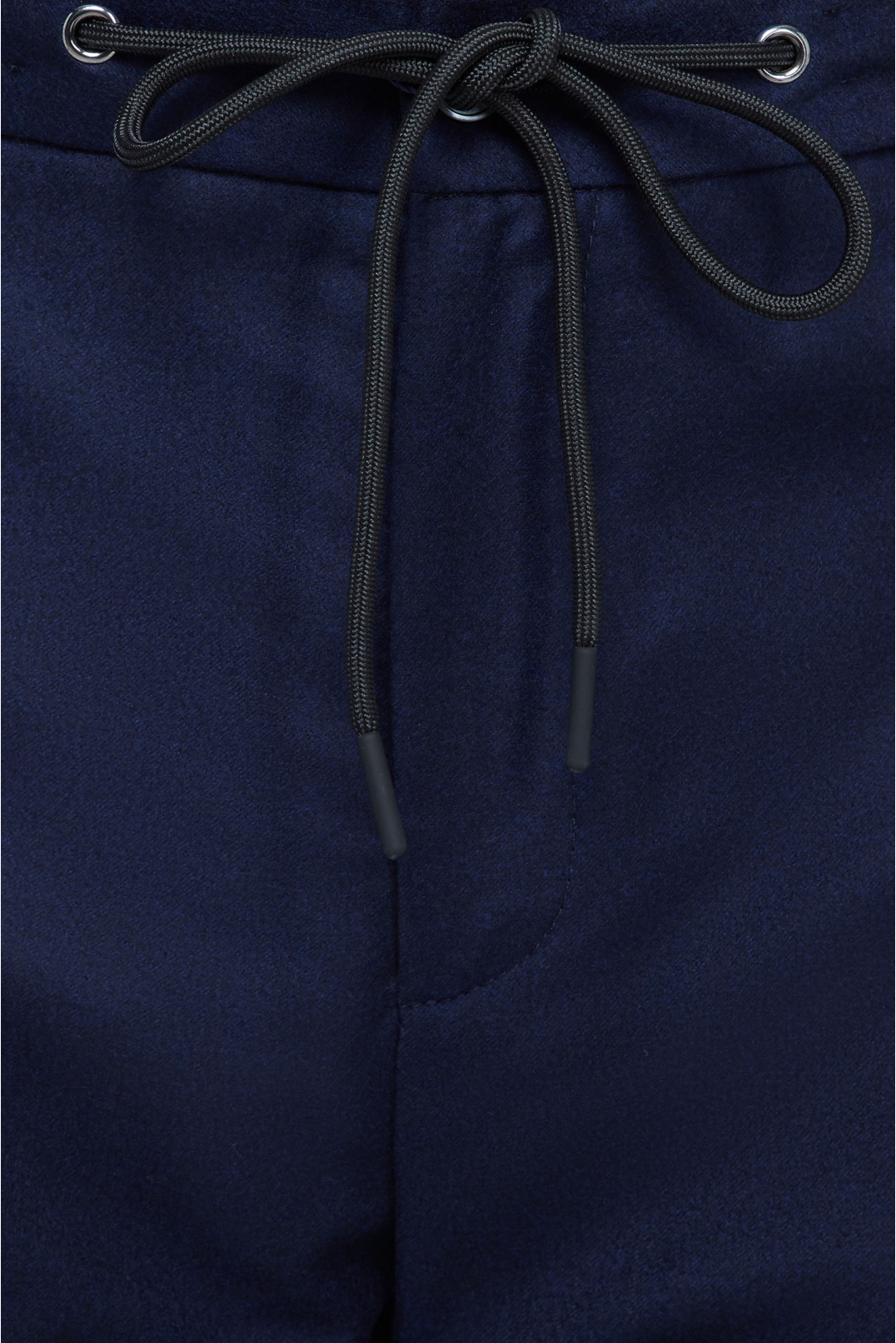 Чоловічі темно-сині вовняні брюки - 3