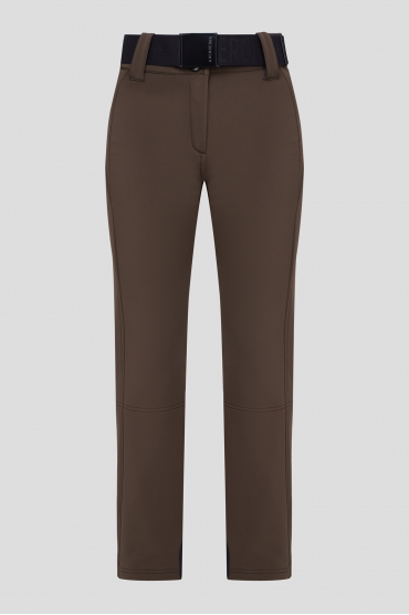 Жіночі коричневі лижні штани  - 1