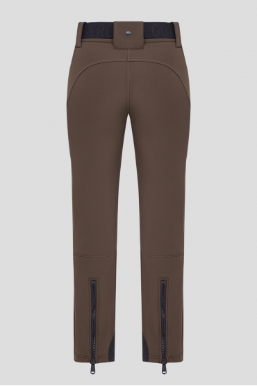 Жіночі коричневі лижні штани  - 2