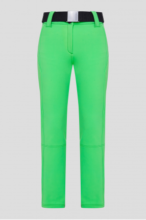Женские зеленые лыжные брюки