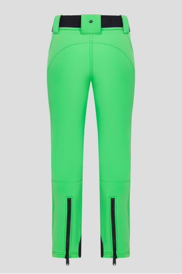 Женские зеленые лыжные брюки - 2