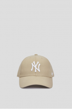 Бежевая кепка MLB NEW YORK YANKEES