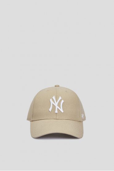 Бежевая кепка MLB NEW YORK YANKEES - 1
