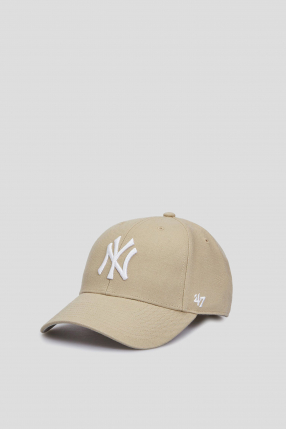 Бежевая кепка MLB NEW YORK YANKEES 1