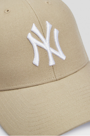 Бежевая кепка MLB NEW YORK YANKEES - 4