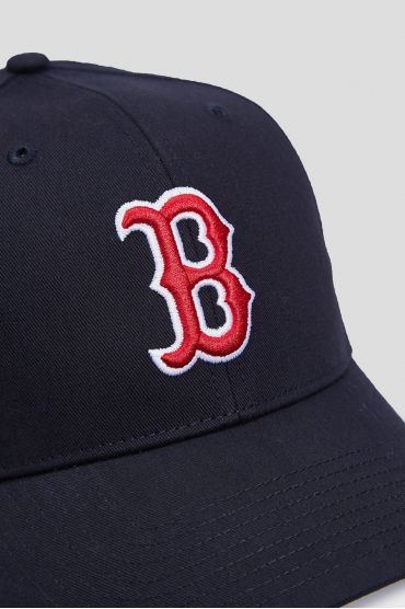 Темно-синя кепка BOSTON RED SOX RAISED BASIC - 4