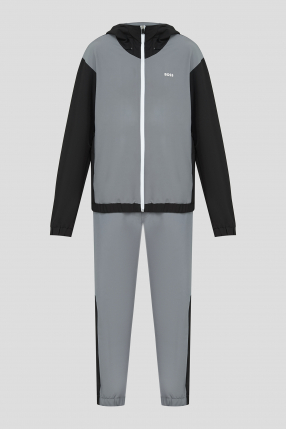Чоловічий сірий спортивний костюм (вітровка, штани)