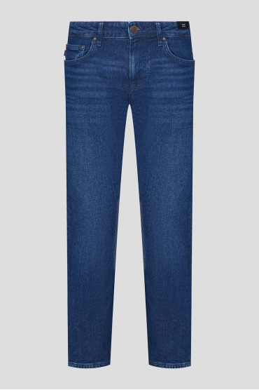 Чоловічі темно-сині джинси - 1