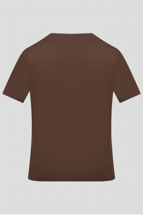 Чоловіча коричнева футболка 1