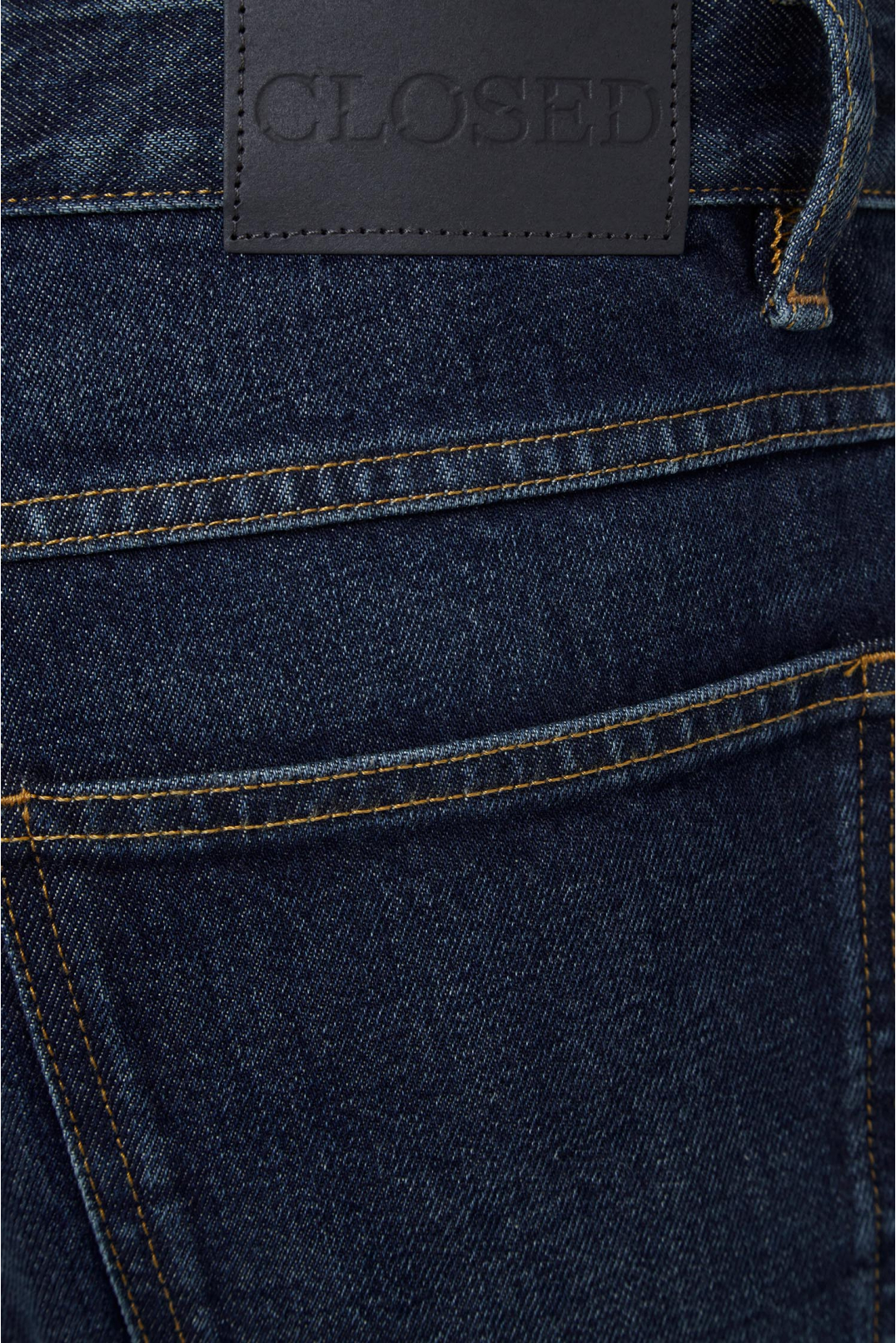Мужские темно-синие джинсы - 4