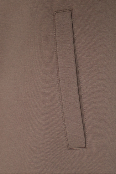 Чоловічий коричневий спортивний костюм (кофта, штани) - 4
