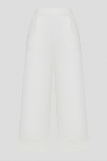 Женские белые спортивные брюки - 1