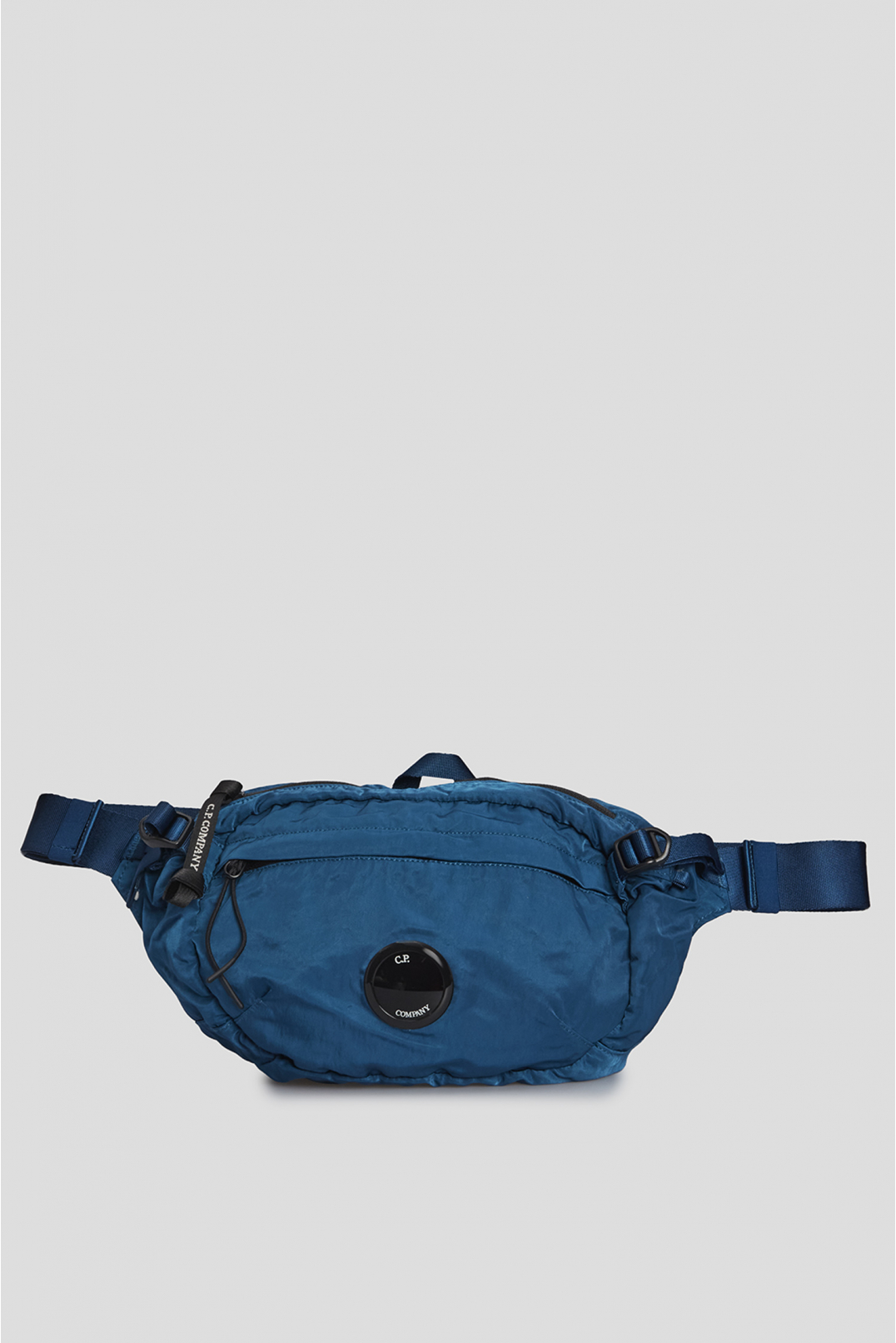 Мужская синяя поясная сумка - 1