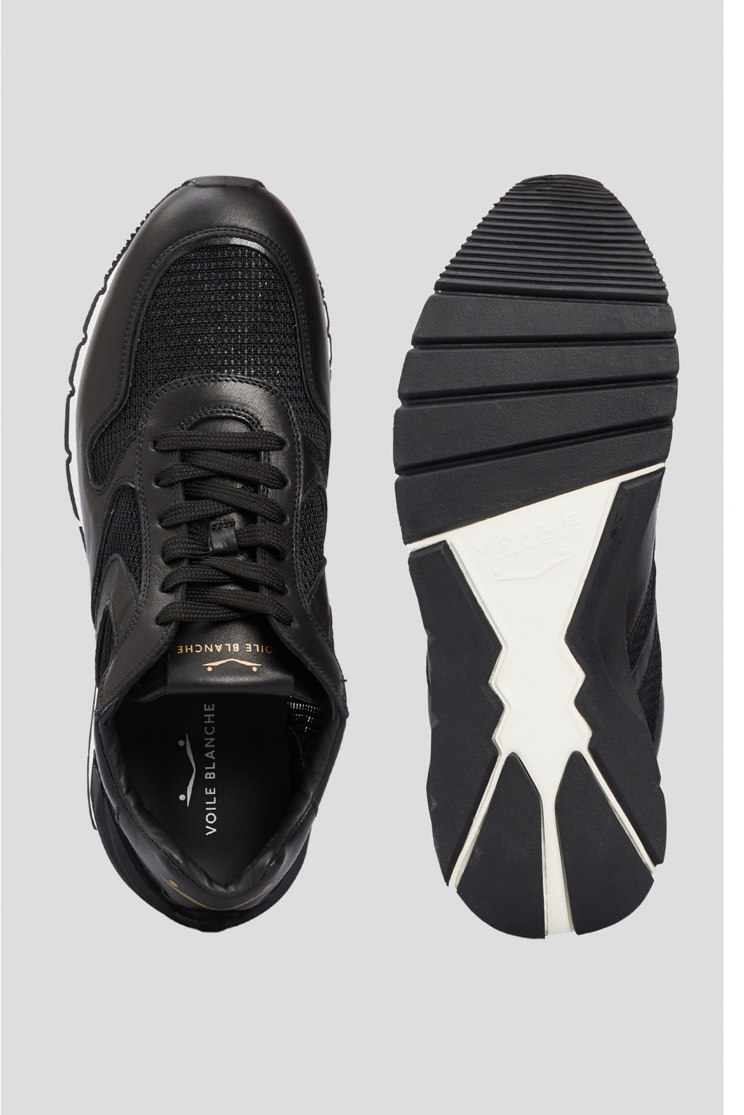 Мужские черные кроссовки  - 4