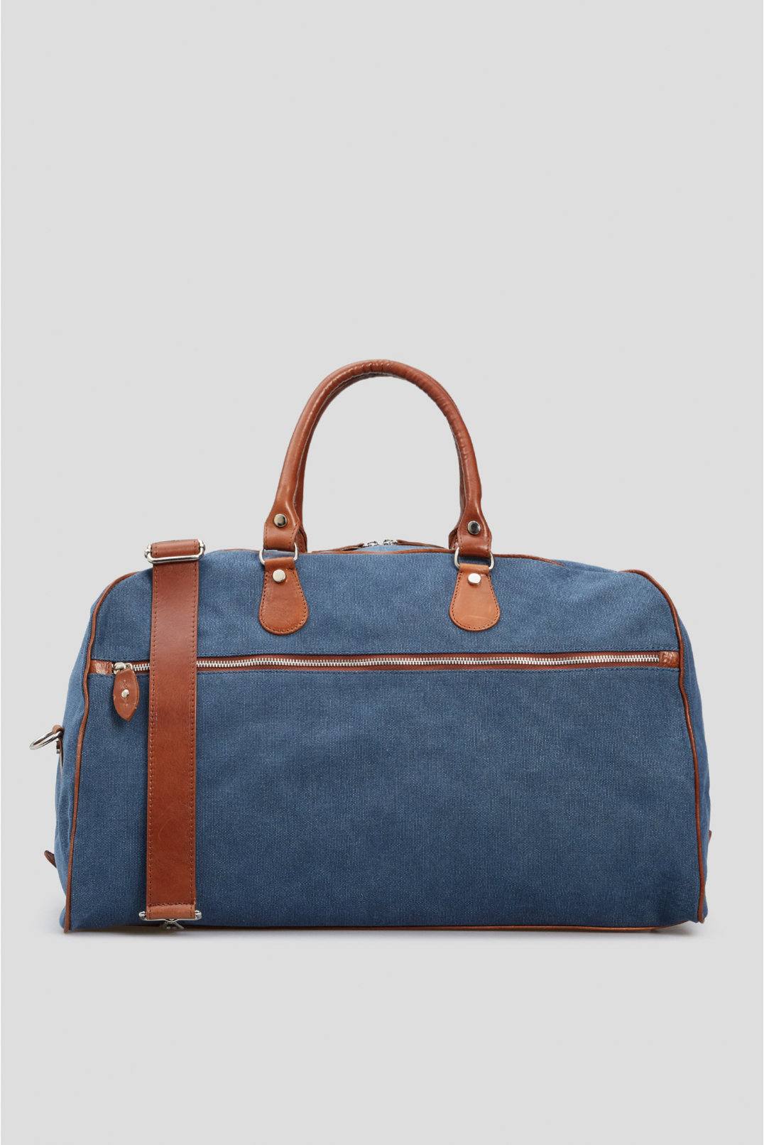 Мужская синяя дорожная сумка - 1