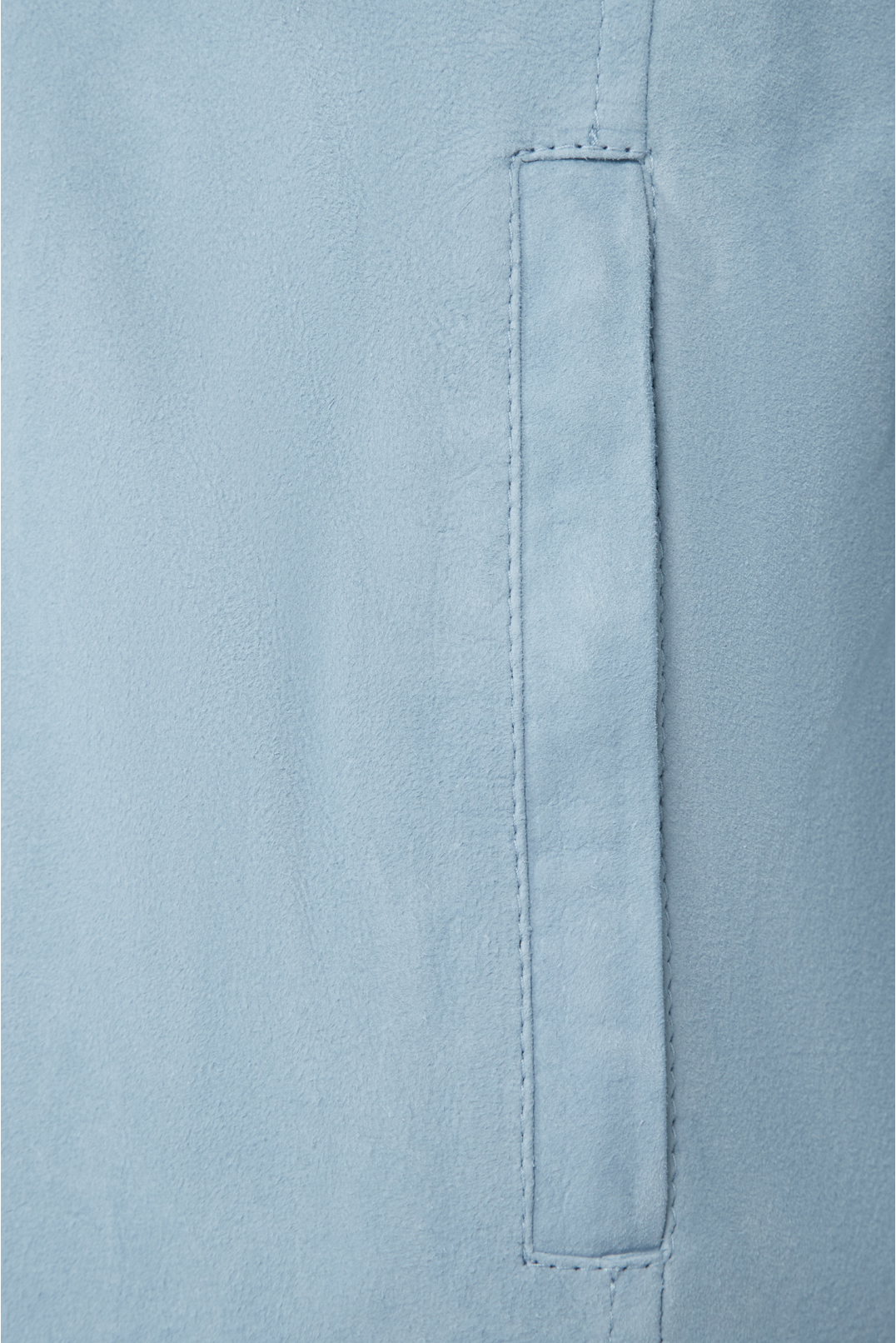 Мужская голубая замшевая куртка - 4