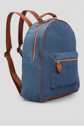 Чоловічий синій рюкзак 1