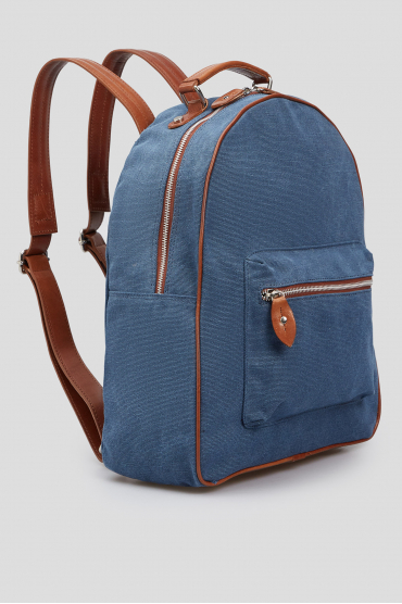 Мужской синий рюкзак - 2