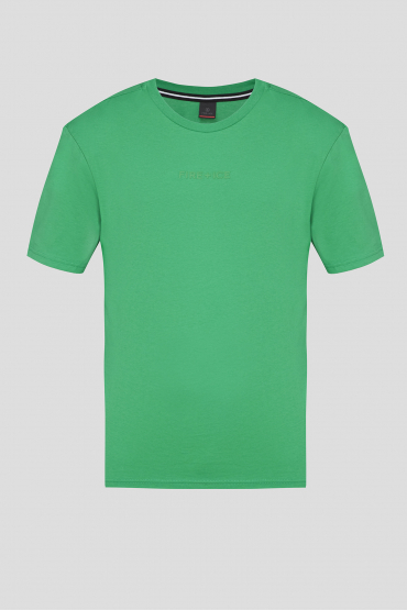 Мужская зеленая футболка - 1
