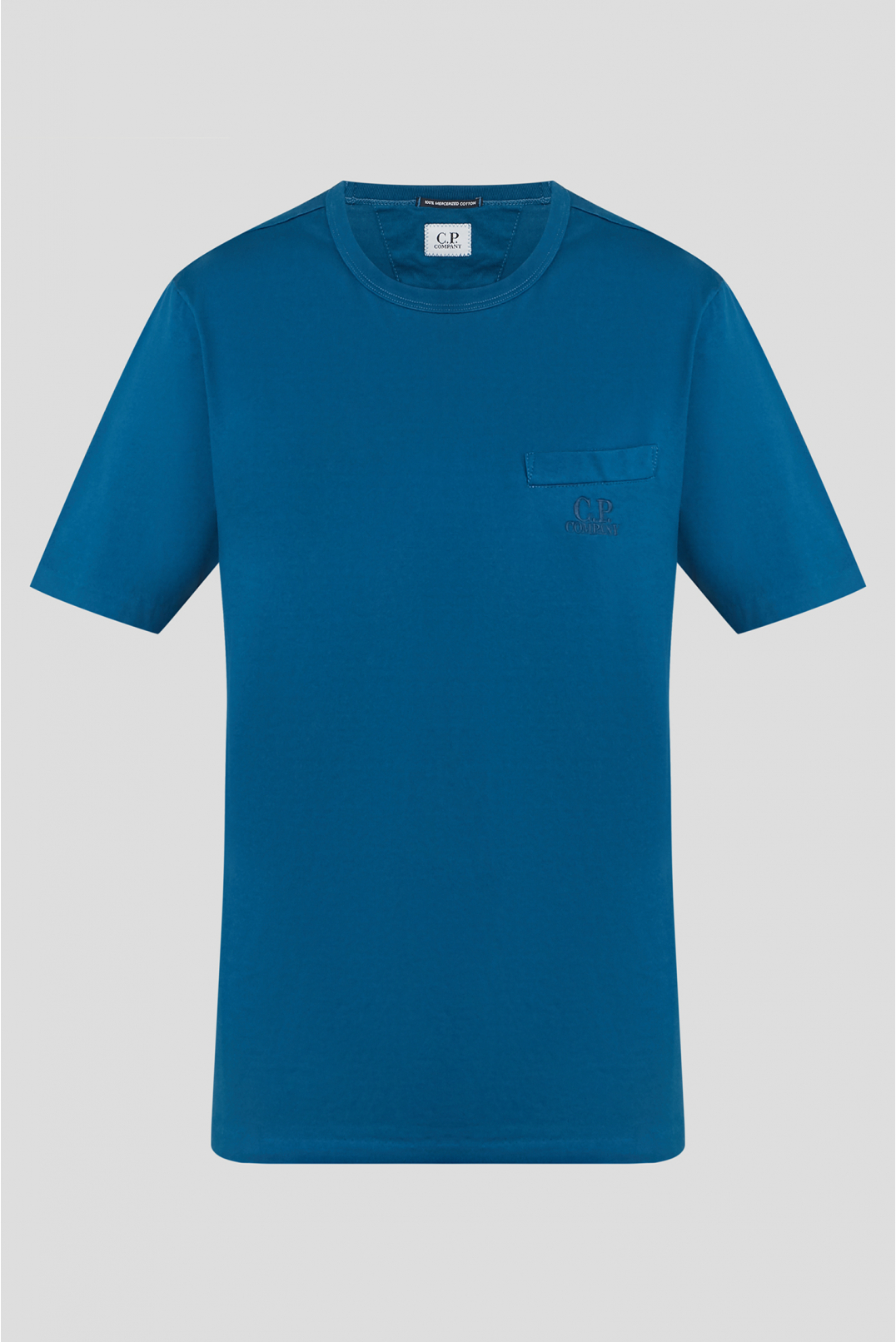 Мужская синяя футболка - 1