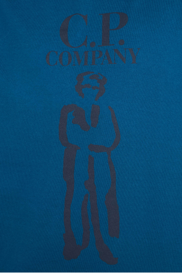 Чоловіча синя футболка - 3