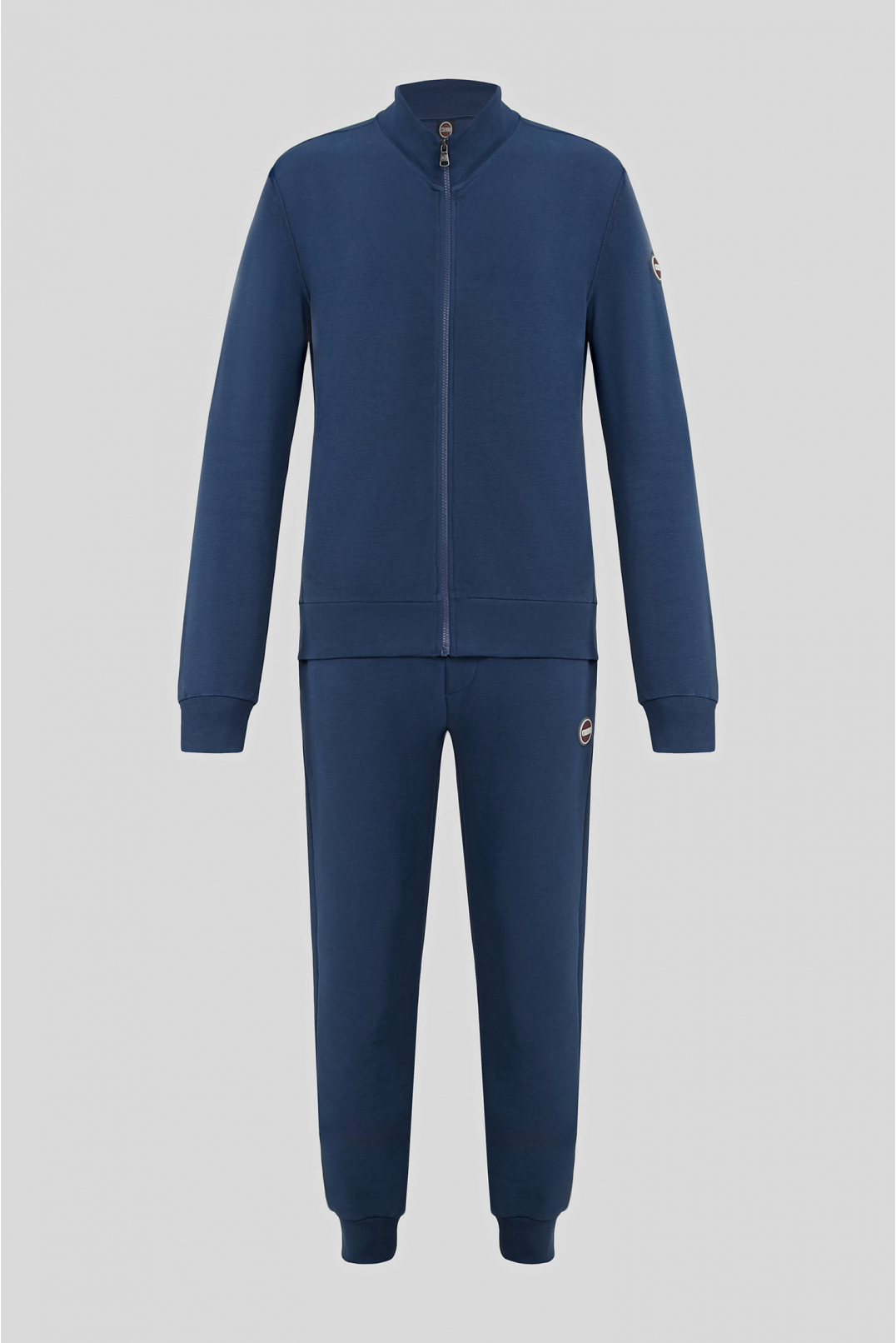 Чоловічий темно-синій спортивний костюм (кофта, штани) - 1