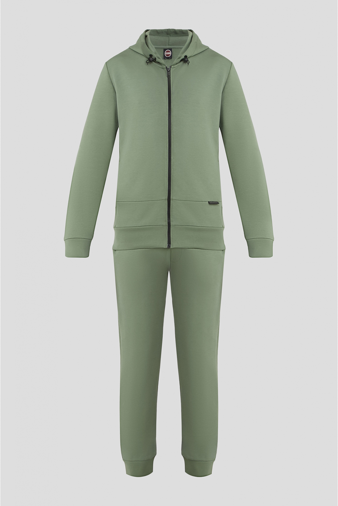 Чоловічий зелений спортивний костюм (худі, штани) - 1