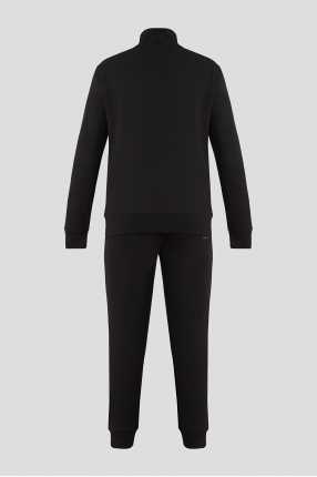 Мужской черный спортивный костюм (кофта, брюки) 1