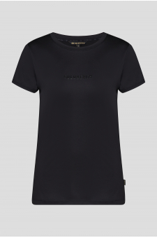 Женская черная футболка