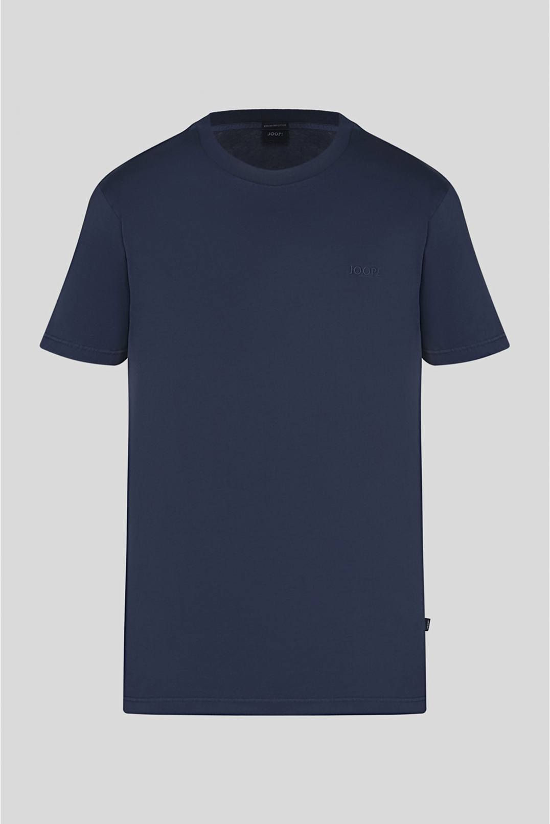 Мужская темно-синяя футболка - 1