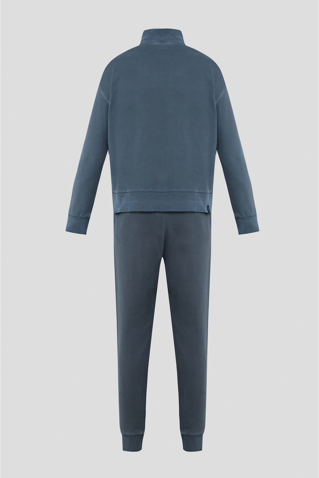 Чоловічий синій спортивний костюм (кофта, штани) - 2