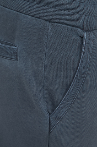 Чоловічий синій спортивний костюм (кофта, штани) - 3