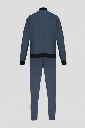 Чоловічий синій костюм (бомбер, брюки) 1