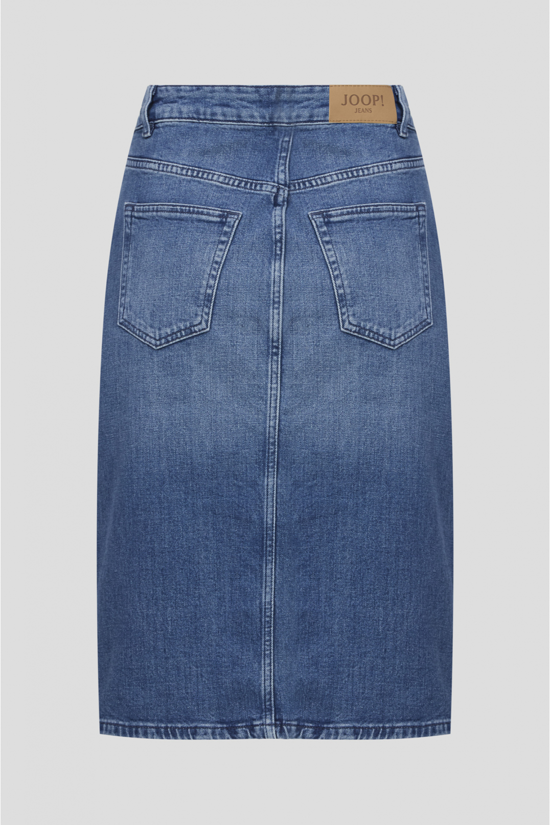 Жіноча синя джинсова спідниця - 2