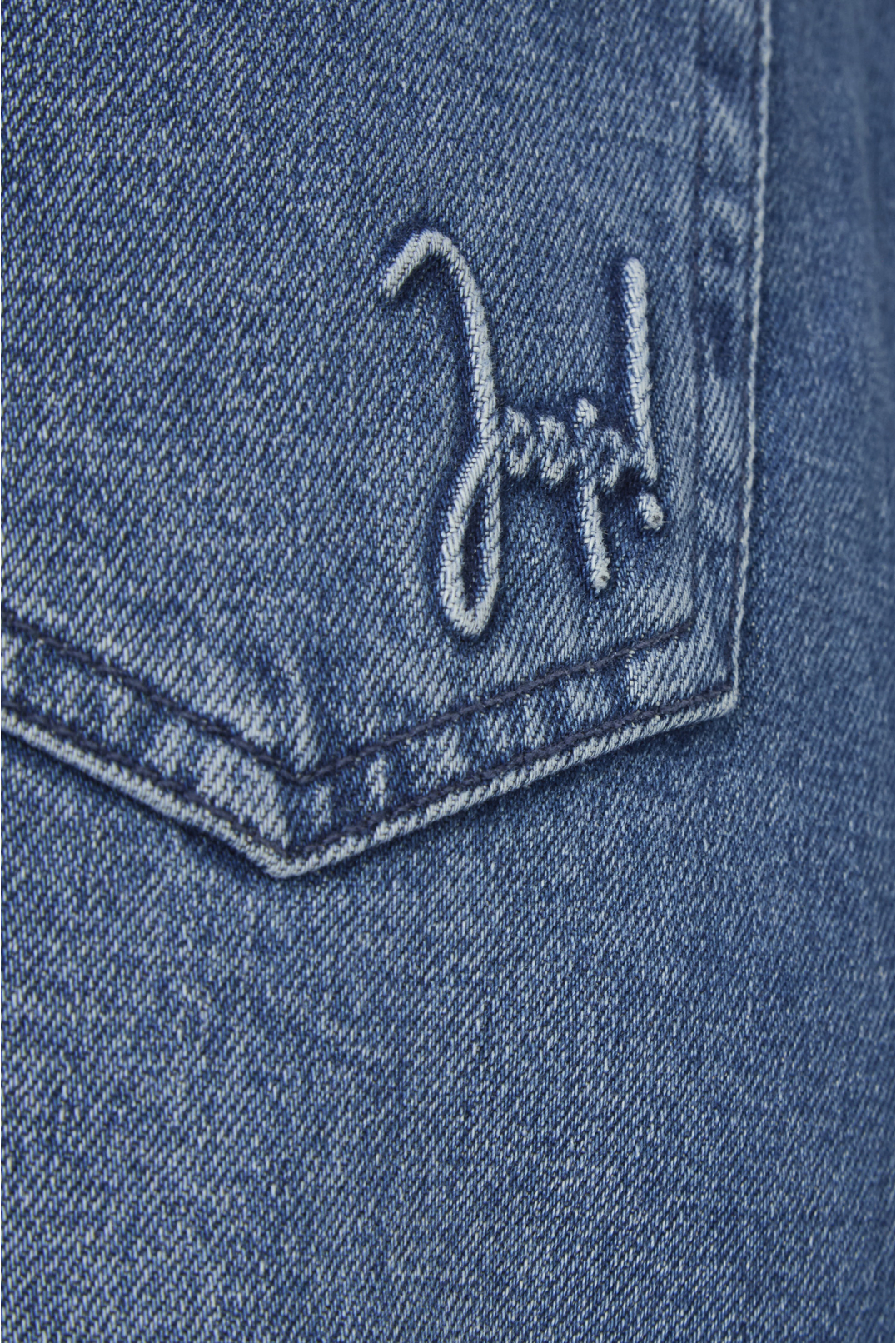 Женская синяя джинсовая юбка - 4