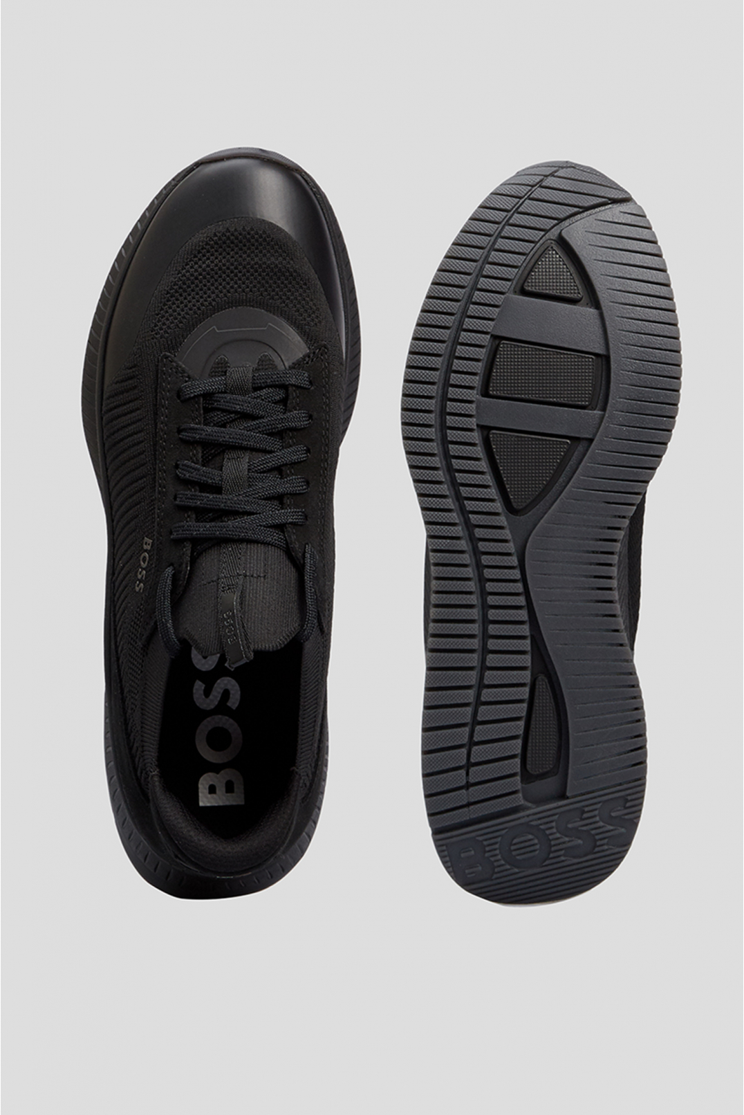 Мужские черные кроссовки - 4