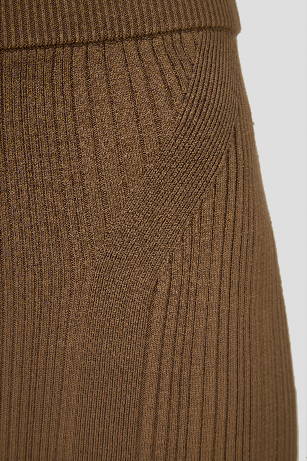 Женская коричневая юбка - 4