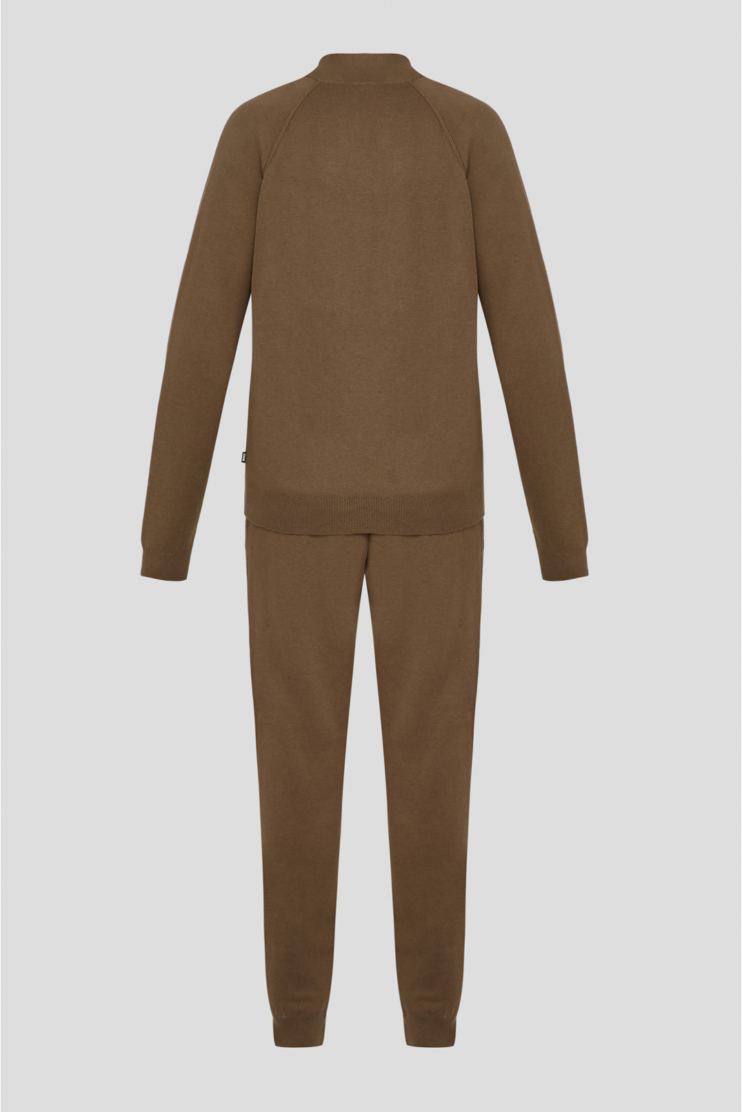 Мужской коричневый спортивный костюм (кофта, брюки) - 2