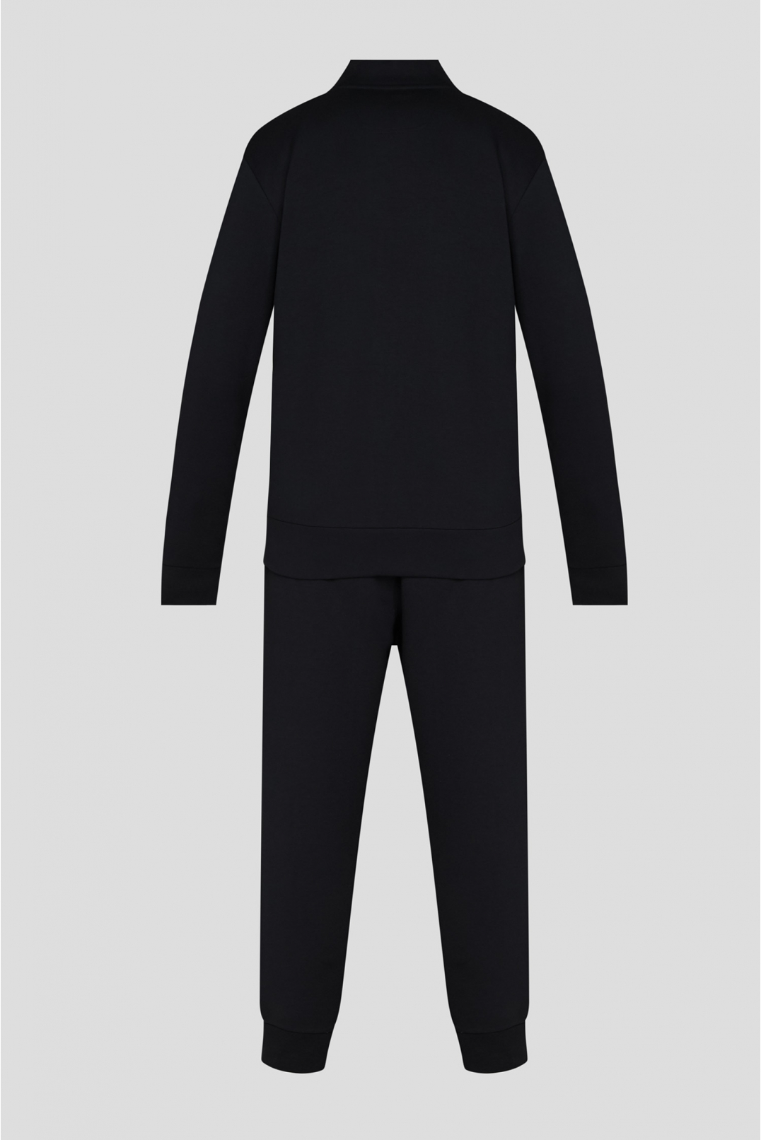 Мужской черный спортивный костюм (кофта, брюки) - 2