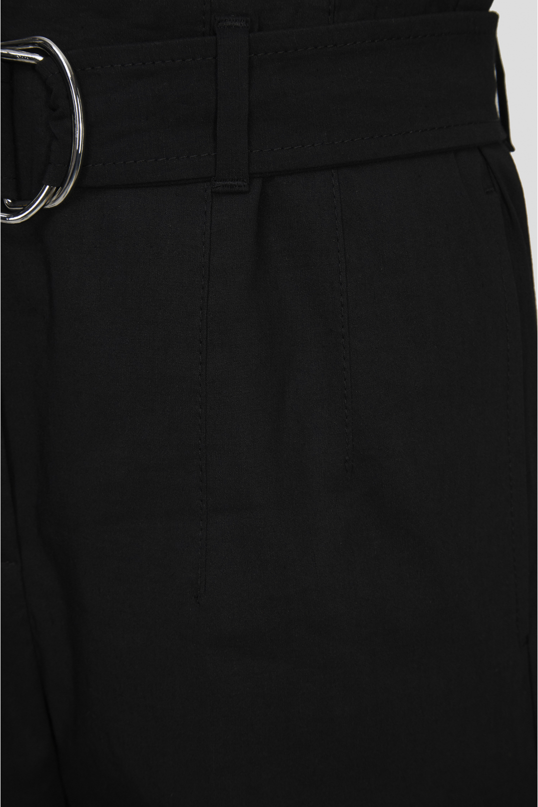 Женские черные льняные брюки - 3