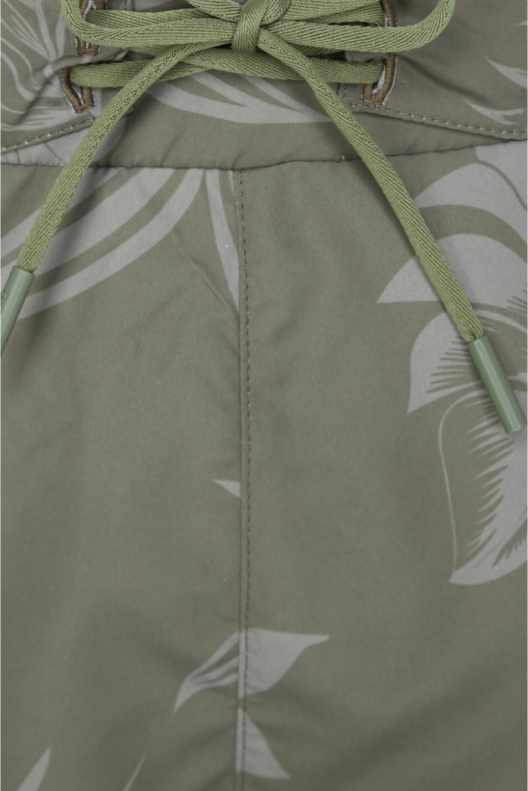 Чоловічі зелені плавальні шорти з візерунком - 3