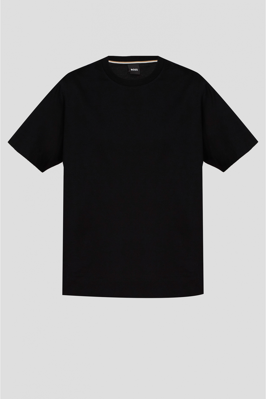 Женская черная футболка - 1