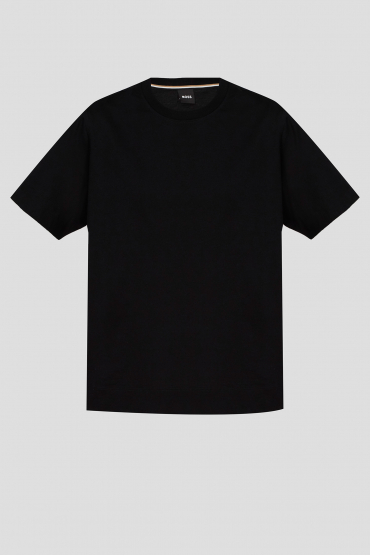 Женская черная футболка - 1