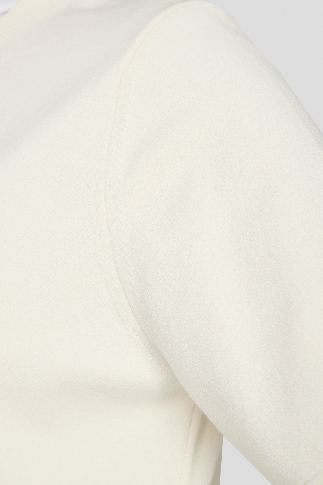 Жіночий білий джемпер з коротким рукавом - 4