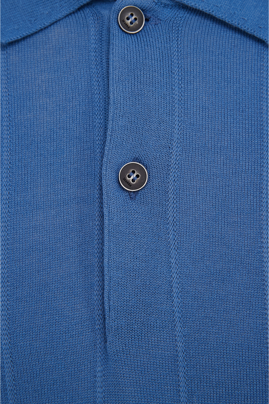 Чоловічий синій джемпер з коротким рукавом - 3