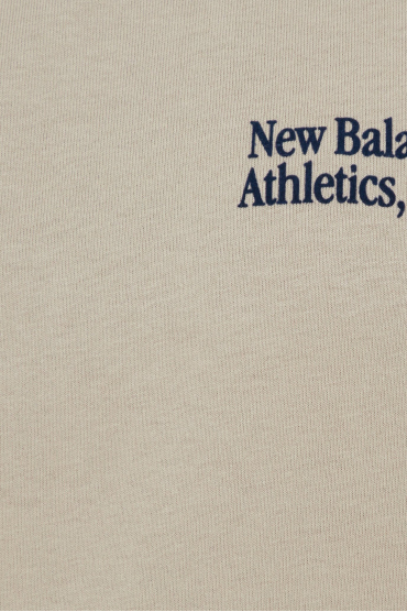 Чоловіча бежева футболка NB Athletics Graphics - 3