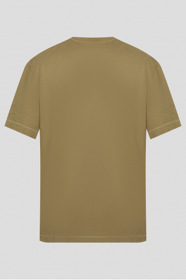 Чоловіча оливкова футболка - 2